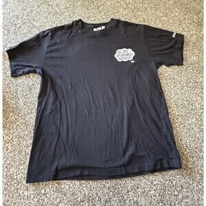 ADIDAS All Day I Dream About Sneakers T-Shirt Size Large Black White